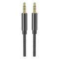 lamtech audiocable braided 1m 35mm to 35mm black lam445080 extra photo 2