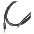 lamtech audiocable braided 1m 35mm to 35mm black lam445080 extra photo 5