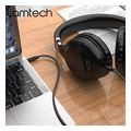 lamtech audiocable braided 1m 35mm to 35mm black lam445080 extra photo 8