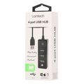 lamtech 4 port usb hub black lam021479 extra photo 2