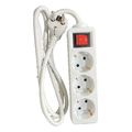 lamtech power strip with switch 3 outlets white 15m lam023688 extra photo 4