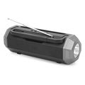 lamtech portable fm radio speaker with flashlight mobile phone holder lam023152 extra photo 2