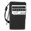 lamtech pocket radio with earphones jack black lam112556 extra photo 2