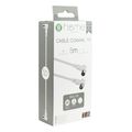 tnb kalodio keraias coaxial male coaxial female 5m goniako coaxmf5 leyko 050093 extra photo 1