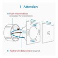 meross mss510xhk eu meros wi fi wall switch1 gang 1way extra photo 1