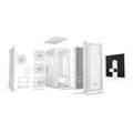 case be quiet midi tower shadow base 800 fx white extra photo 7