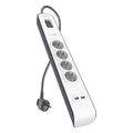 belkin bsv401vf2m surge protector white 4 ac outlets 2m extra photo 1