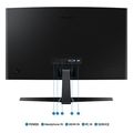 othoni samsung ls24d366gauxen curved 24 fhd 100hz black extra photo 4