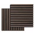 audiodesigner 3d square walnut xylino diakosmitiko panel toixoy 52 x 52 x 22cm 054 tm 2tmx extra photo 1