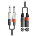 26j 2xm150 kalodio ixoy 2 x xlr male 2 x 63mm mono jack 15m temaxio extra photo 1