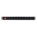 adastra 1u pdu 10c13 rackmount dianomis isxyos 8 gang temaxio extra photo 1