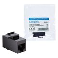 logilink keystone coupler cat6a utp 2xrj45 black extra photo 3