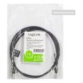 logilink patch cable cat6a tpe slimline black 15m extra photo 6