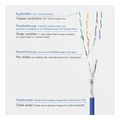 logilink patch cable cat6a tpe slimline blue 03m extra photo 5
