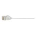 logilink patch cable cat6a tpe slimline grey 5m extra photo 1