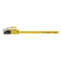 logilink patch cable cat6a tpe slimline yellow 15m extra photo 1