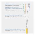 logilink patch cable cat6a tpe slimline yellow 15m extra photo 5