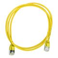 logilink patch cable cat6a tpe slimline yellow 5m extra photo 2