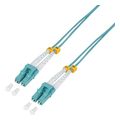 logilink fiber patch cord om3 lc lc 1m duplex extra photo 1