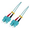 logilink fiber patch cord om3 sc sc 1m duplex extra photo 1