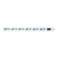 logilink outlet strip 6 euro sockets w switch white extra photo 1