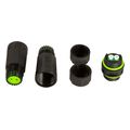 logilink outdoor fiber optic duplex lc connector with 2 cable glands extra photo 1