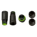 logilink outdoor fiber optic duplex sc connector with 2 cable glands extra photo 1