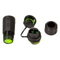 logilink outdoor fiber optic duplex sc connector with cable gland and dust cap extra photo 1