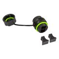 logilink outdoor fiber optic duplex sc connector with dust cap extra photo 1