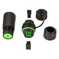 logilink outdoor fiber optic simplex sc connector with cable gland and dust cap extra photo 1