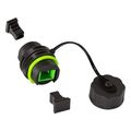 logilink outdoor fiber optic simplex sc connector with dust cap extra photo 1