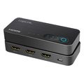 logilink hdmi splitter 1x2 port 4k 60 hz hdcp hdr cec downscaler extra photo 1