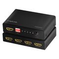 logilink hdmi splitter 1x4 port 4k 60 hz hdcp edid hdr cec downscaler extra photo 1