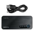 logilink hdmi switch 2x1 port 8k 60 hz hdcp hdr vrr cec extra photo 2