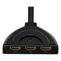 logilink hdmi switch 3 port bidirect 1x3 3x1 4k 30 hz cec pigtail extra photo 3
