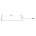 geyer led panel slim 120x30 40w 4000k 3800lm extra photo 1