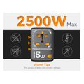 tessan universal travel adapter 2xusb 1xtype c max 15w ts wta01 extra photo 1