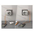 tessan 3 in 1 wall socket 1xschuko 1xusb 1xtype c cable 15cm ts 332 de extra photo 1