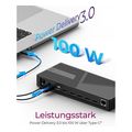 icy box 11 in 1 type c hybrid doking station with triple video output ib dk2246ac extra photo 3