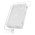 icy box plastic enclosure usb 32 adapter for 25 35 sata iii with 8x card holder ib ac705 6g extra photo 1