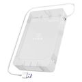 icy box plastic enclosure usb 32 adapter for 25 35 sata iii with 8x card holder ib ac705 6g extra photo 5