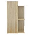 grafeio melaminis me rafia syndya hm899402 sonama leyko 112x55x85y ek extra photo 2