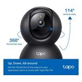 tp link tapo c201 pan tilt home security wi fi camera extra photo 1
