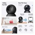 tp link tapo c201 pan tilt home security wi fi camera extra photo 6