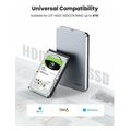 enclosure hdd ssd ugreen cm300 for sata 25 usb 31 grey extra photo 1
