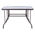 trapezi adam hm502002 metalliko kafe me gyalini epifaneia 110x60x71yek extra photo 2