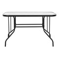 trapezi adam hm567903 metalliko mayro me gyalini epifaneia 120x70x70yek extra photo 2