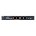 zyxel gigabit poe switch 16 port 10 100 1000 managed l2 2x sfp xmg1915 extra photo 1