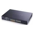 zyxel gigabit poe switch 16 port 10 100 1000 managed l2 2x sfp xmg1915 extra photo 2
