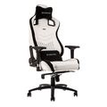 noblechairs epic gaming chair breathable 4d armrests 60mm casters black white extra photo 1